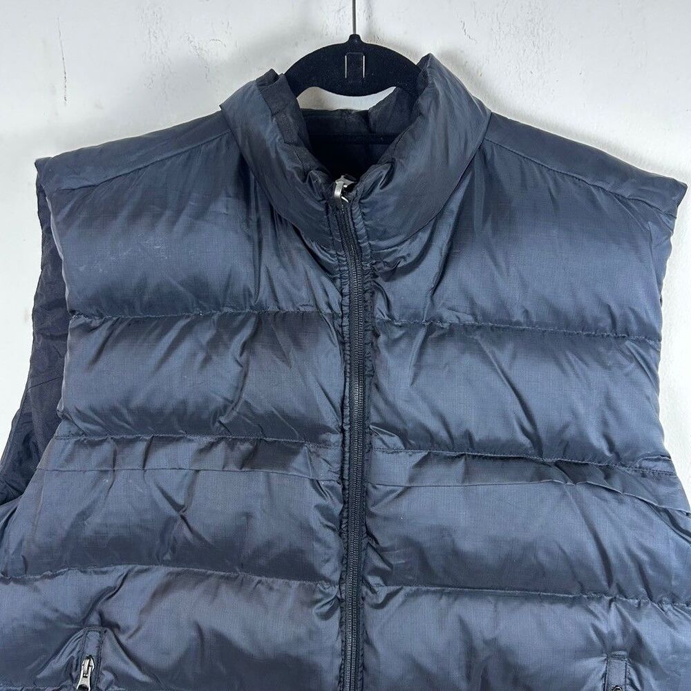 Nike ACG Down Puffer Vest Mens Large Black Vintage Puffer Gilet Full Zip - Picture 3 of 9